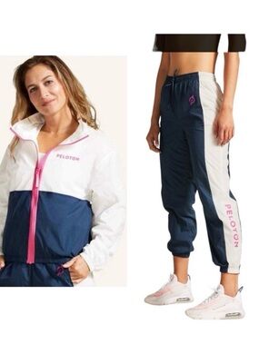 Peloton Retro pant and jacket windbreaker